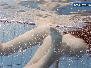unexperienced Lastova continues her swim